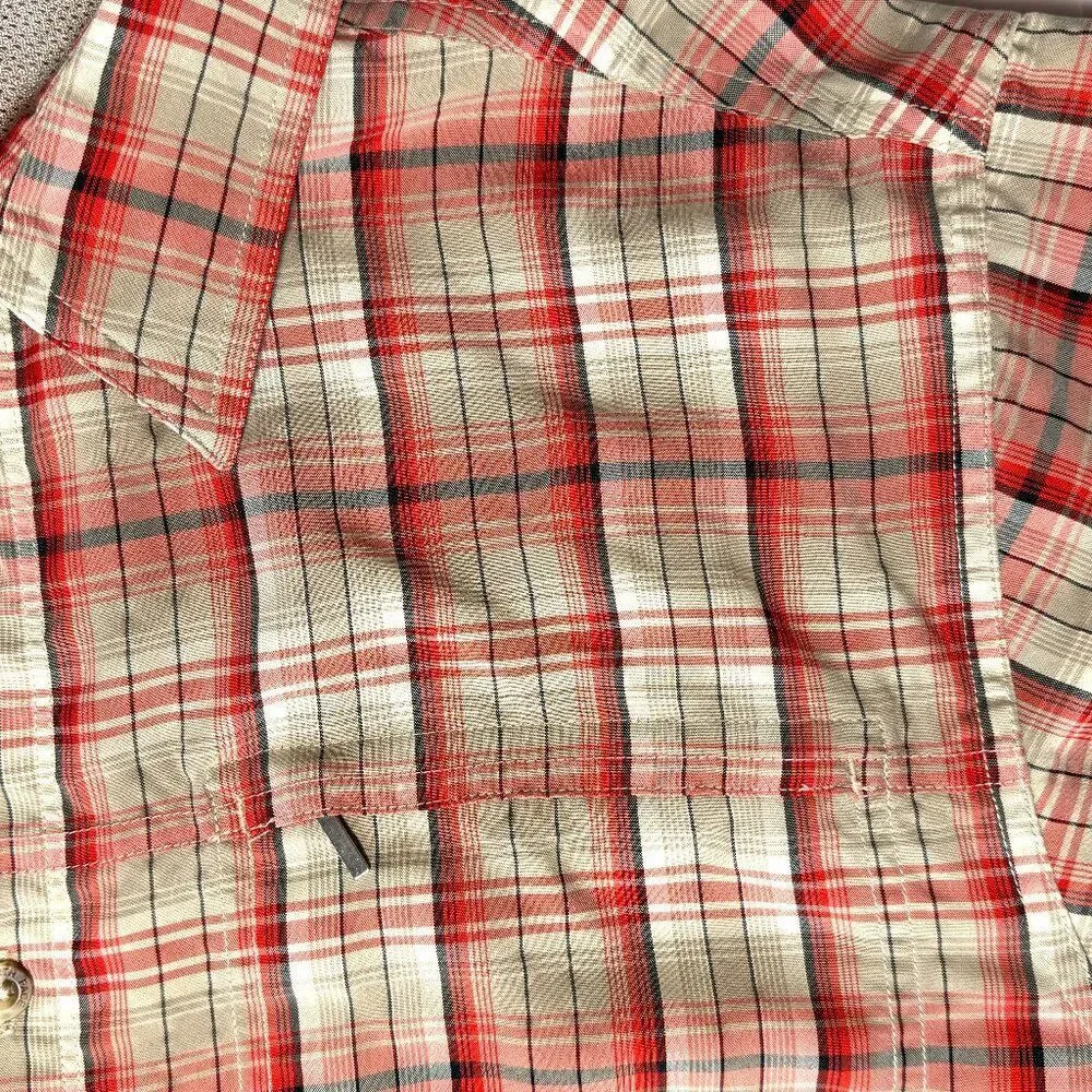 North Face Plaid Button Down Shirt